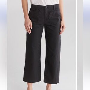 Sanctuary Black Crop Wide Leg Pants